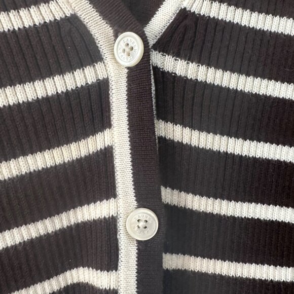 ✨✨✨Lauren by Ralph Lauren Sz XL Women's Cardigan Brown orange Vintage Cotton - Picture 5 of 6